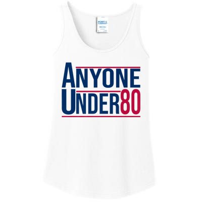 Anyone Under 80 2024 Funny President Election Vote Ladies Essential Tank