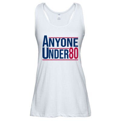 Anyone Under 80 2024 Funny President Election Vote Ladies Essential Flowy Tank