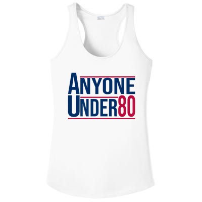 Anyone Under 80 2024 Funny President Election Vote Ladies PosiCharge Competitor Racerback Tank