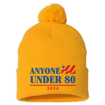 Anyone Under 80 2024 Pom Pom 12in Knit Beanie