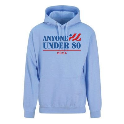 Anyone Under 80 2024 Unisex Surf Hoodie