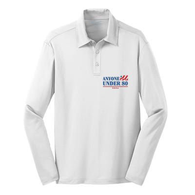 Anyone Under 80 2024 Silk Touch Performance Long Sleeve Polo