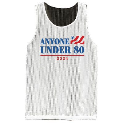 Anyone Under 80 2024 Mesh Reversible Basketball Jersey Tank