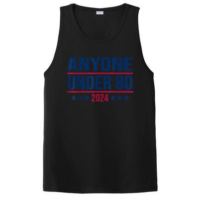 Anyone Under 80 2024 Funny President Election Vote PosiCharge Competitor Tank