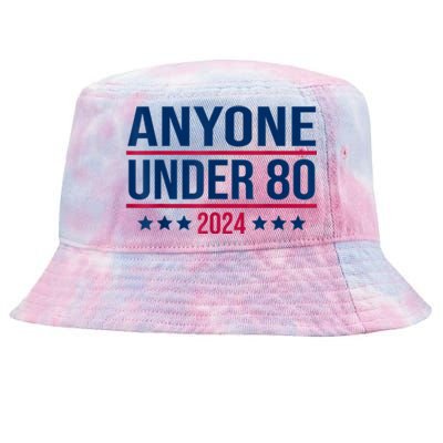 Anyone Under 80 2024 Funny President Election Vote Tie-Dyed Bucket Hat