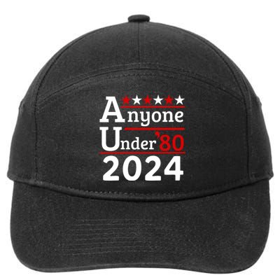 Anyone Under 80 2024 7-Panel Snapback Hat