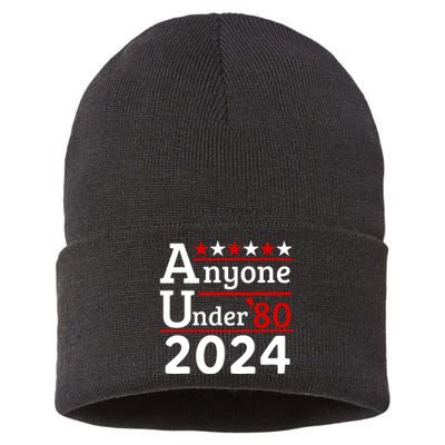 Anyone Under 80 2024 Sustainable Knit Beanie