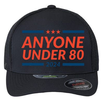 Anyone Under 80 For President 2024 Funny Election Flexfit Unipanel Trucker Cap