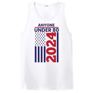 Anyone Under 80 Funny 2024 PosiCharge Competitor Tank