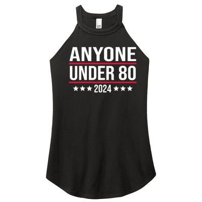 Anyone Under 80 2024 President Election Vote Trending Women’s Perfect Tri Rocker Tank