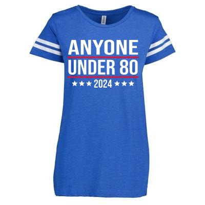 Anyone Under 80 2024 President Election Vote Trending Enza Ladies Jersey Football T-Shirt