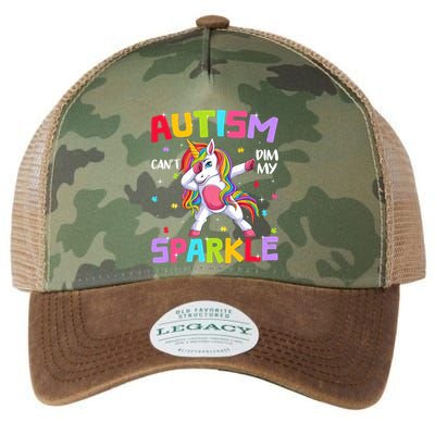 Autism Unicorn April Awareness Autistic Puzzle Dabbing Gift Legacy Tie Dye Trucker Hat