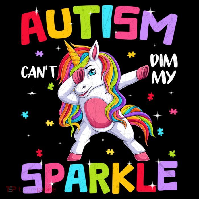 Autism Unicorn April Awareness Autistic Puzzle Dabbing Gift City Backpack