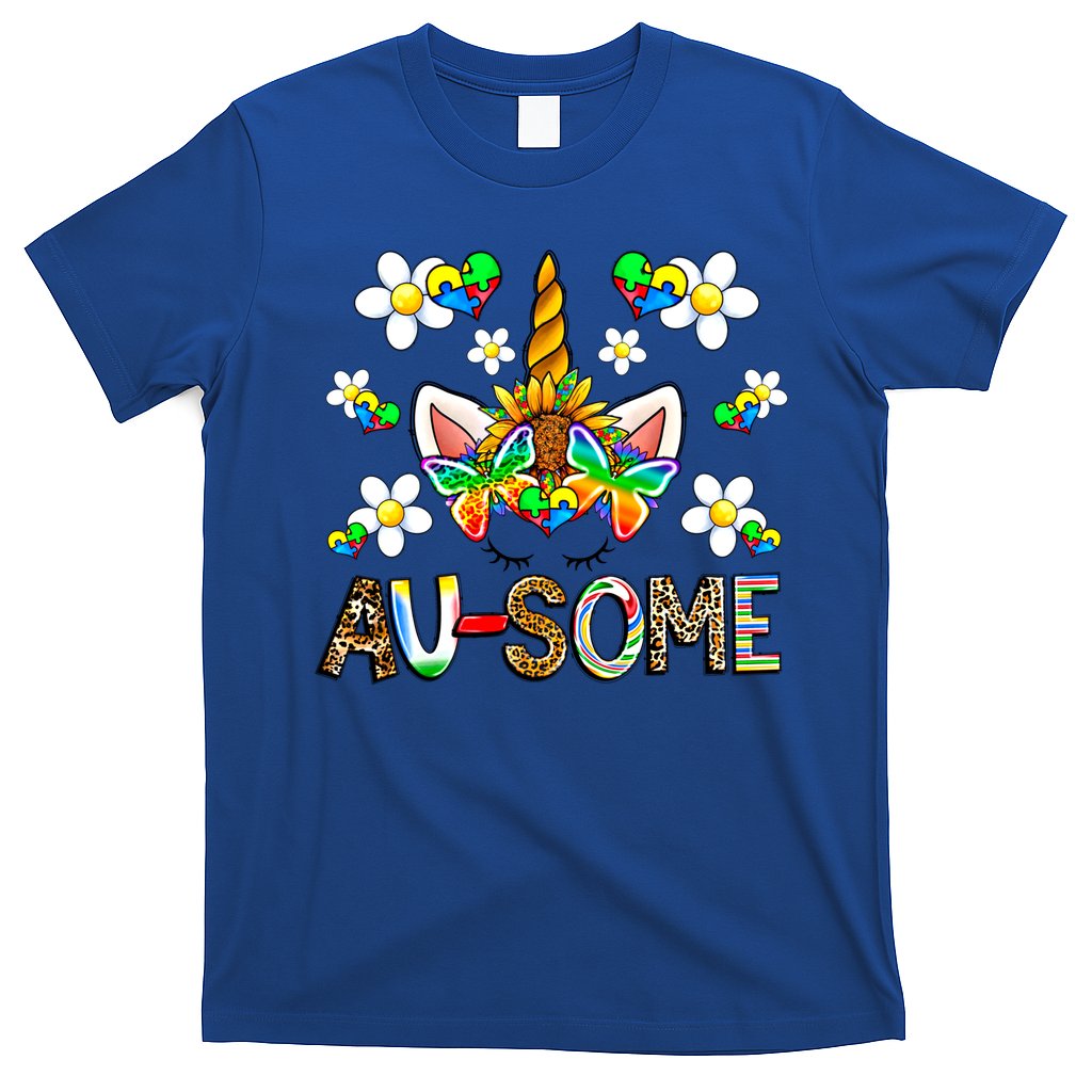 Ausome Unicorn Autism Awareness Neurodiversity Celebration Gift T-Shirt