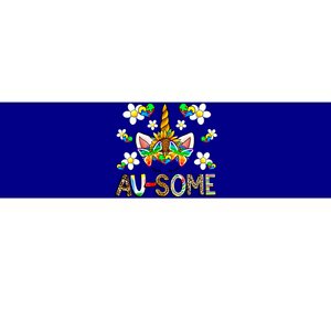 Ausome Unicorn Autism Awareness Neurodiversity Celebration Gift Bumper Sticker