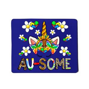 Ausome Unicorn Autism Awareness Neurodiversity Celebration Gift Mousepad