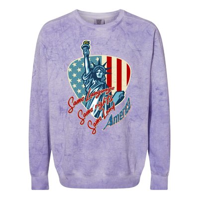 Always United Always America We Will Never Forget New York Gift Colorblast Crewneck Sweatshirt