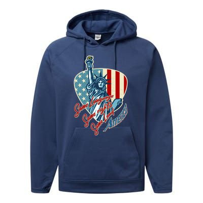 Always United Always America We Will Never Forget New York Gift Performance Fleece Hoodie