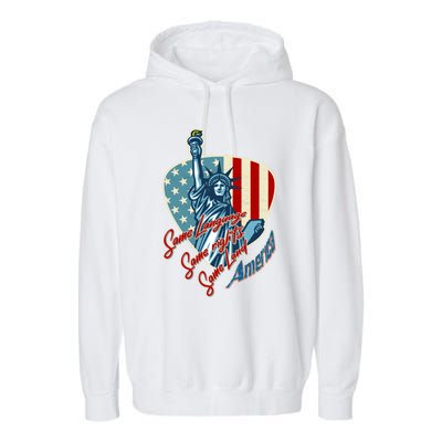 Always United Always America We Will Never Forget New York Gift Garment-Dyed Fleece Hoodie