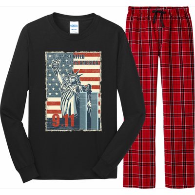 Always United Always America We Will Never Forget 9/11 Gift Long Sleeve Pajama Set