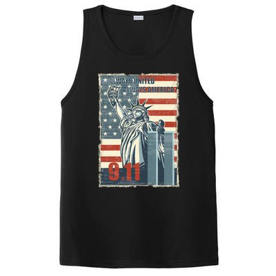 Always United Always America We Will Never Forget 9/11 Gift PosiCharge Competitor Tank