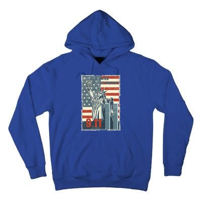 Always United Always America We Will Never Forget 9/11 Gift Tall Hoodie