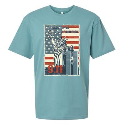 Always United Always America We Will Never Forget 9/11 Gift Sueded Cloud Jersey T-Shirt