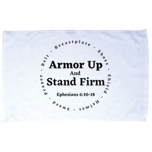 Armor Up Apparel Armor Up Stand Firm Ephesians 61018 Microfiber Hand Towel