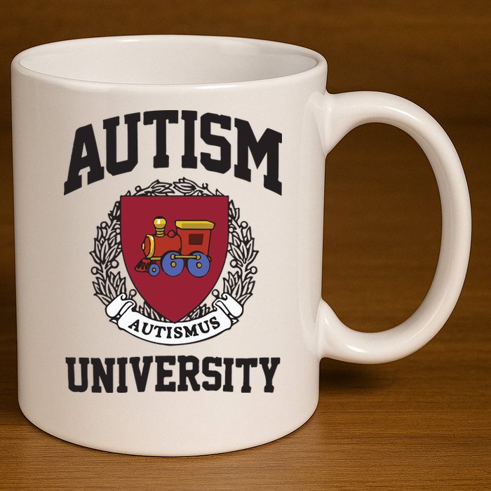 Autism University Autismus 11oz C Handle Ceramic Mug
