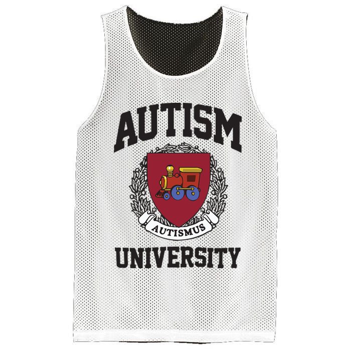 Autism University Autismus Mesh Reversible Basketball Jersey Tank