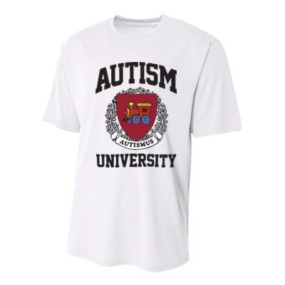 Autism University Autismus Youth Performance Sprint T-Shirt