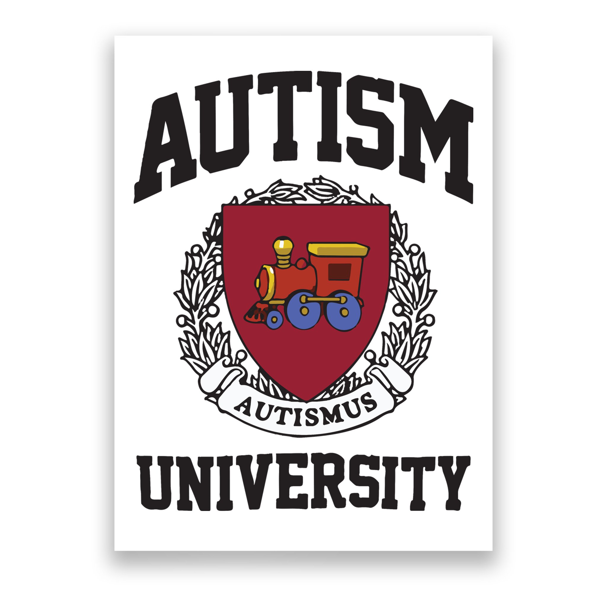 Autism University Autismus Poster