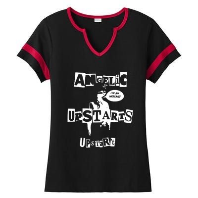 Angelic Upstarts Ladies Halftime Notch Neck Tee