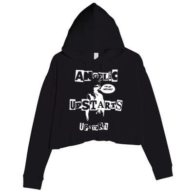 Angelic Upstarts Crop Fleece Hoodie