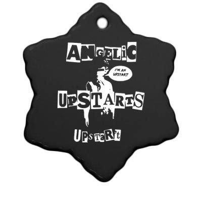 Angelic Upstarts Ceramic Star Ornament