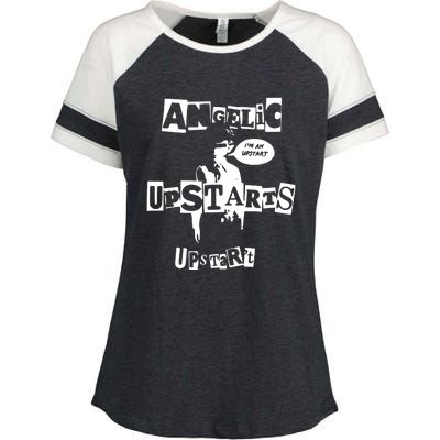 Angelic Upstarts Enza Ladies Jersey Colorblock Tee