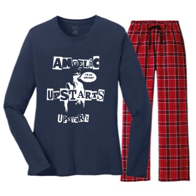 Angelic Upstarts Women's Long Sleeve Flannel Pajama Set 