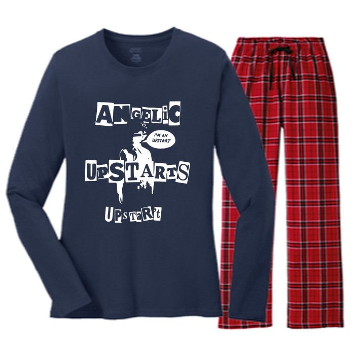 Angelic Upstarts Women's Long Sleeve Flannel Pajama Set 