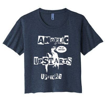 Angelic Upstarts Women's Crop Top Tee