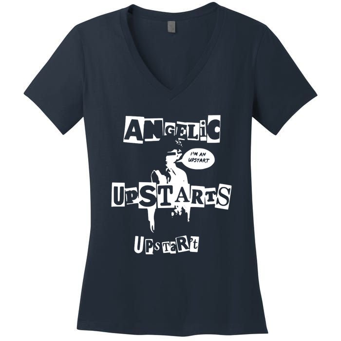 Angelic Upstarts Women's V-Neck T-Shirt