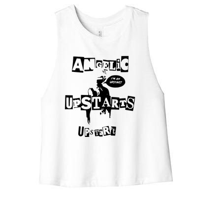 Angelic Upstarts Women's Racerback Cropped Tank