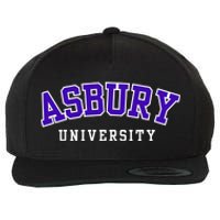 Asbury University Wool Snapback Cap