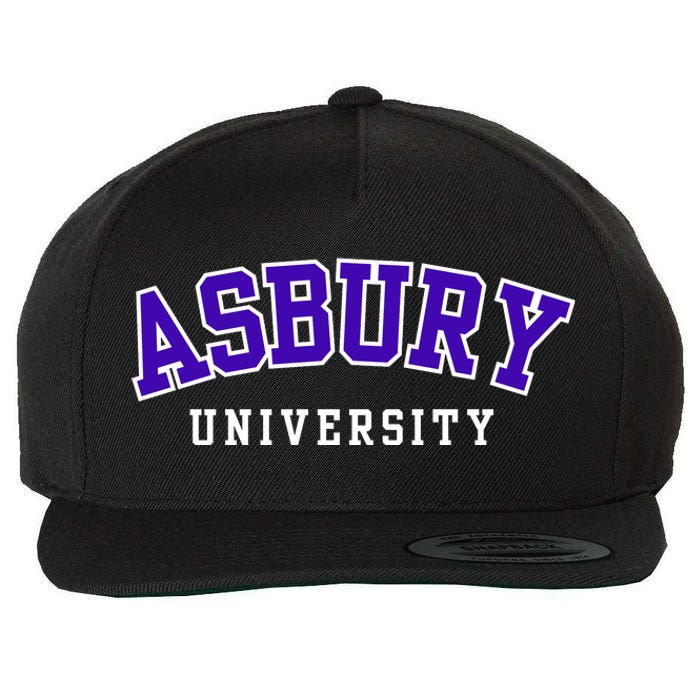 Asbury University Wool Snapback Cap