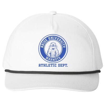 Abide University Athletic Dept. Marmots Snapback Five-Panel Rope Hat