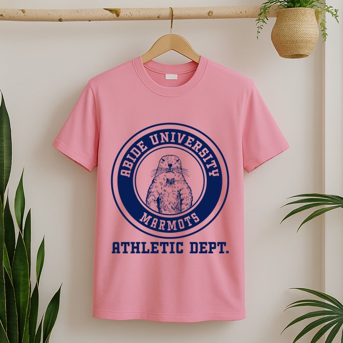 Abide University Athletic Dept. Marmots T-Shirt