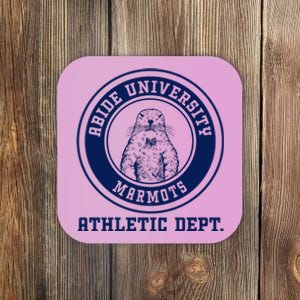 Abide University Athletic Dept. Marmots Coaster