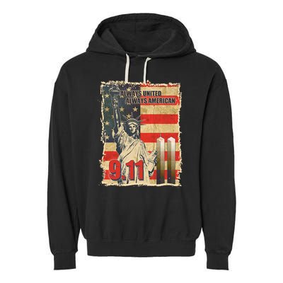 Always United Always American September 11 Memorial Garment-Dyed Fleece Hoodie