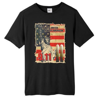 Always United Always American September 11 Memorial Tall Fusion ChromaSoft Performance T-Shirt