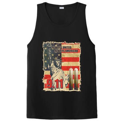 Always United Always American September 11 Memorial PosiCharge Competitor Tank