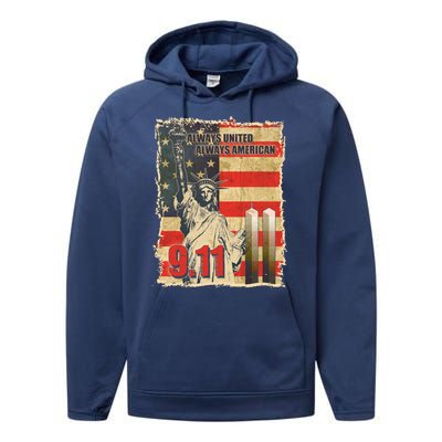 Always United Always American September 11 Memorial Performance Fleece Hoodie